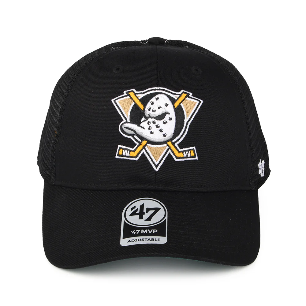 47 Brand Anaheim Ducks Trucker Cap NHL Branson MVP - Schwarz - Image 2