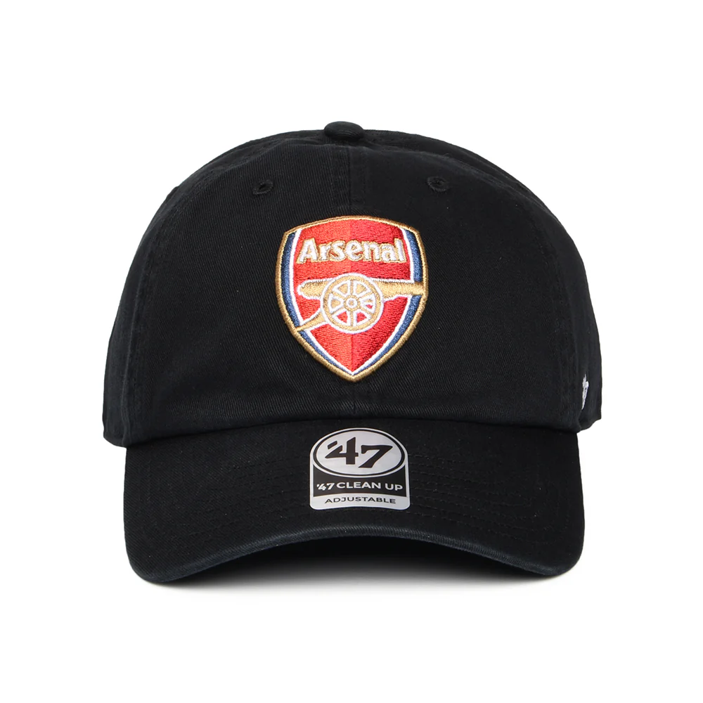 47 Brand Arsenal FC Baseball Cap - Clean Up - Schwarz - Image 2