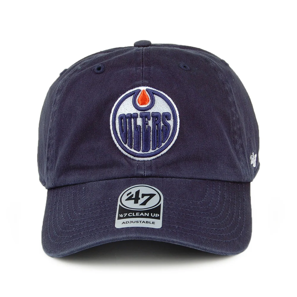 47 Brand Edmonton Oilers Baseball Cap - NHL Clean Up - Marineblau - Image 2