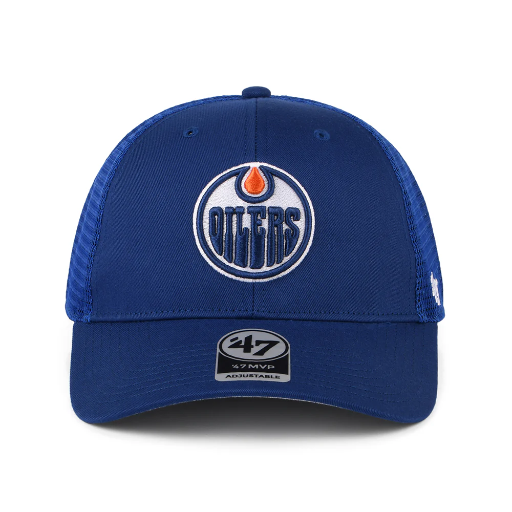 47 Brand Edmonton Oilers Trucker Cap - NHL Branson MVP - Königsblau - Image 2