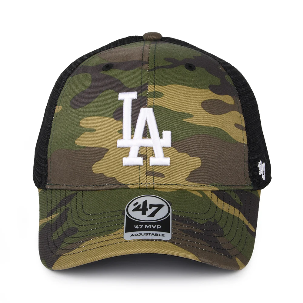47 Brand L.A. Dodgers Trucker Cap - MLB Camo Branson MVP - Tarnfarben - Image 2