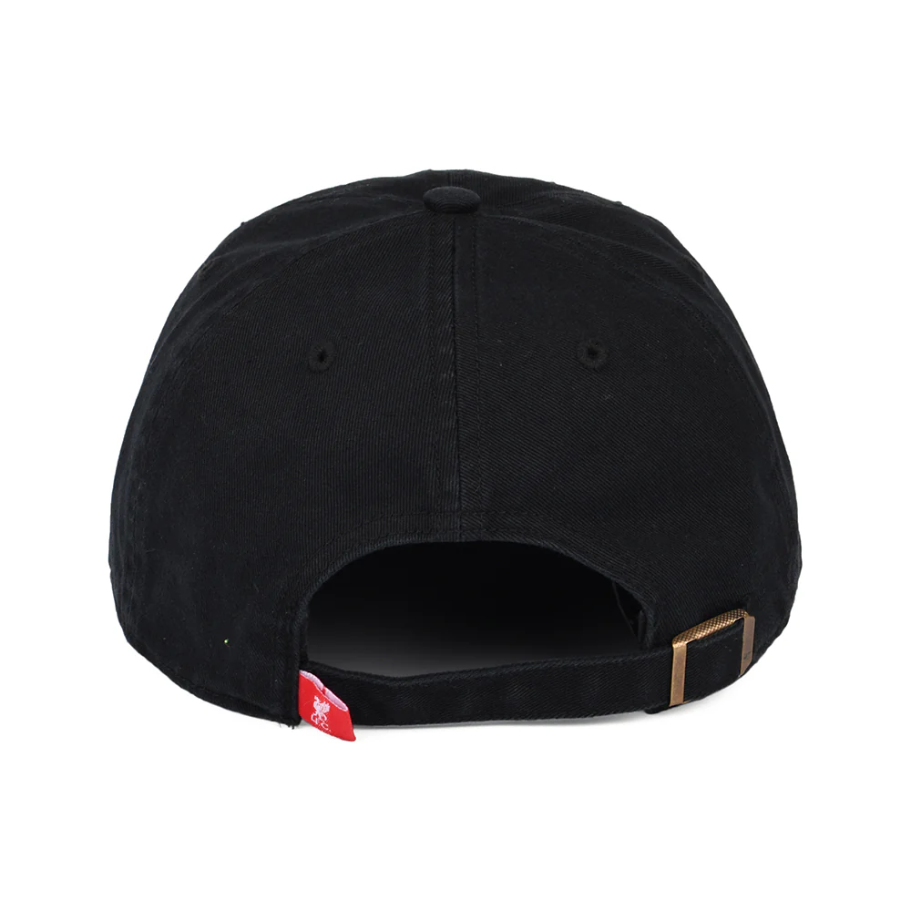 47 Brand Liverpool FC Baseball Cap - Clean Up - Schwarz-Weiß - Image 3
