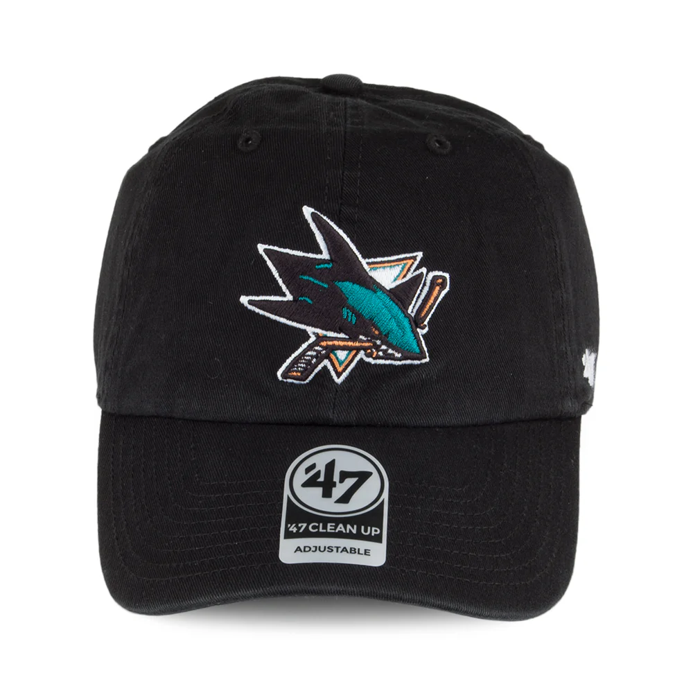 47 Brand San Jose Sharks Clean Up Cap - Schwarz - Image 2