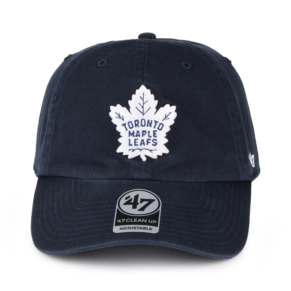 47 Brand Toronto Maple Leafs Baseball Cap - NHL Clean Up - Marineblau - Image 2