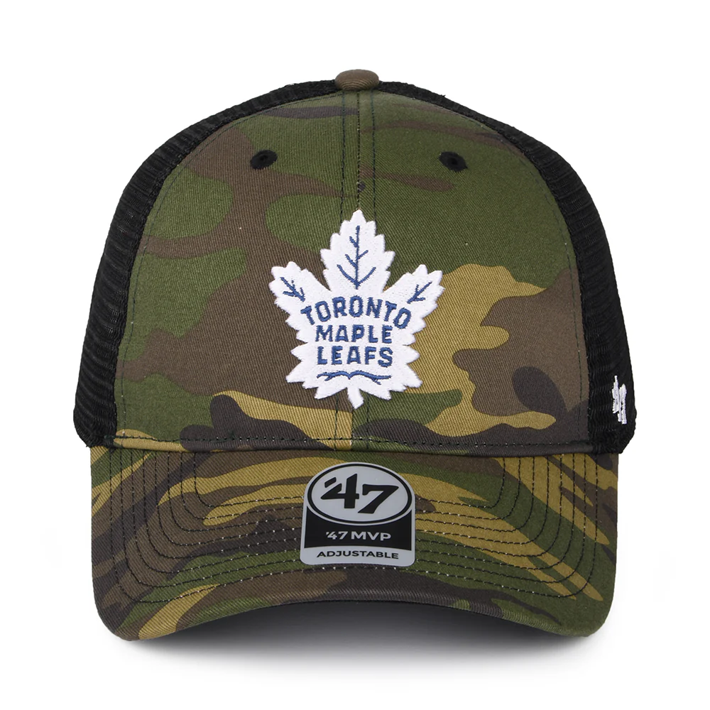 47 Brand Toronto Maple Leafs Trucker Cap - NHL Camo Branson MVP - Tarnfarben - Image 2