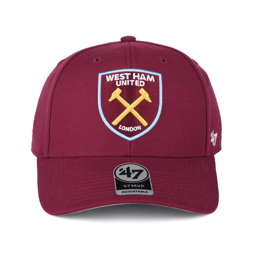 47 Brand West Ham United FC Baseball Cap - MVP - Kastanienbraun - Image 2