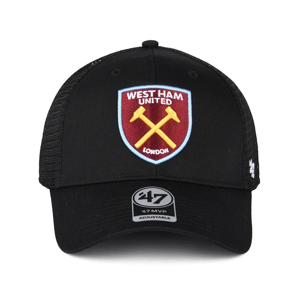 47 Brand West Ham United FC Trucker Cap - Branson MVP - Schwarz - Image 2