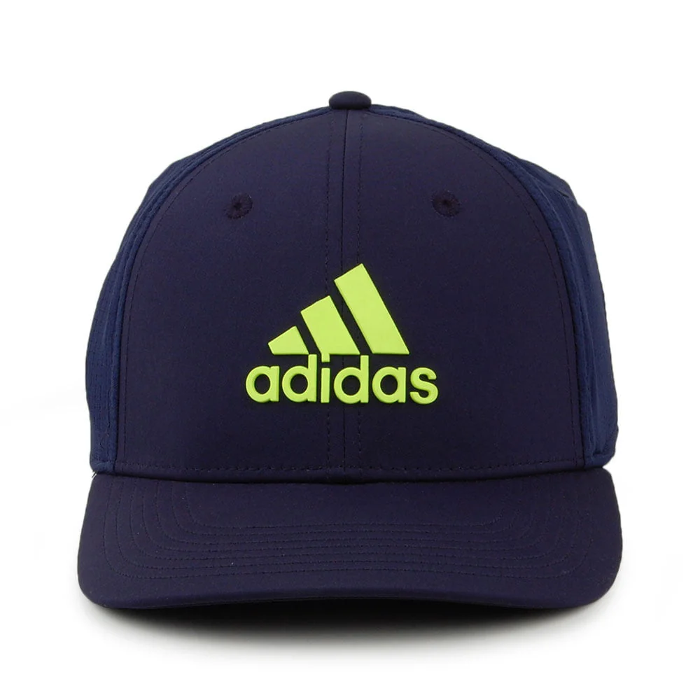 Adidas Golf Tour Fitted Baseball Cap - Marineblau-Gelb - Image 2