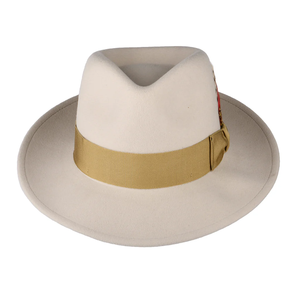 Bailey 7002 Knautschbar Fedora - Creme - Image 3