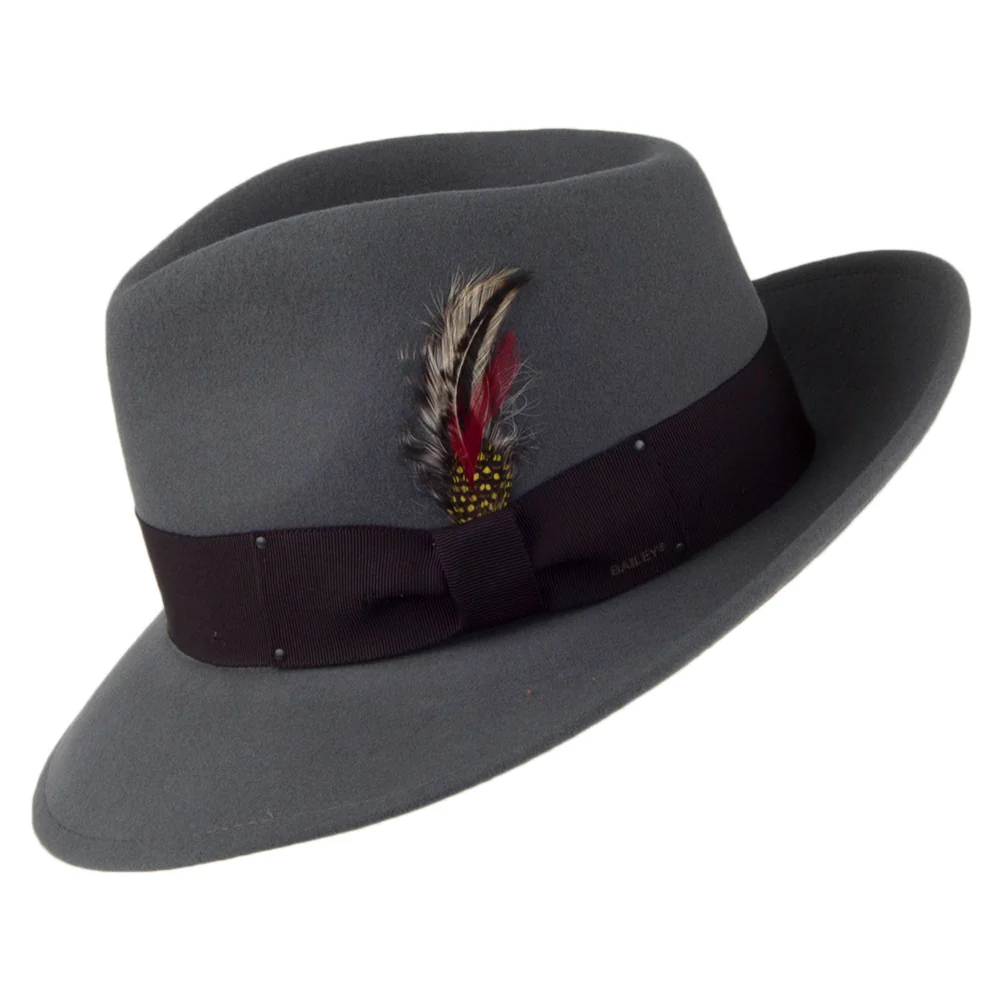 Bailey 7002 Knautschbar Fedora - Graphitgrau - Image 2