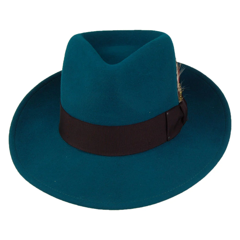 Bailey 7002 Knautschbar Fedora - Petrol - Image 3