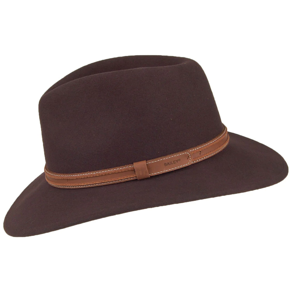 Bailey Camden Safari Fedora Litefelt - Braun - Image 2
