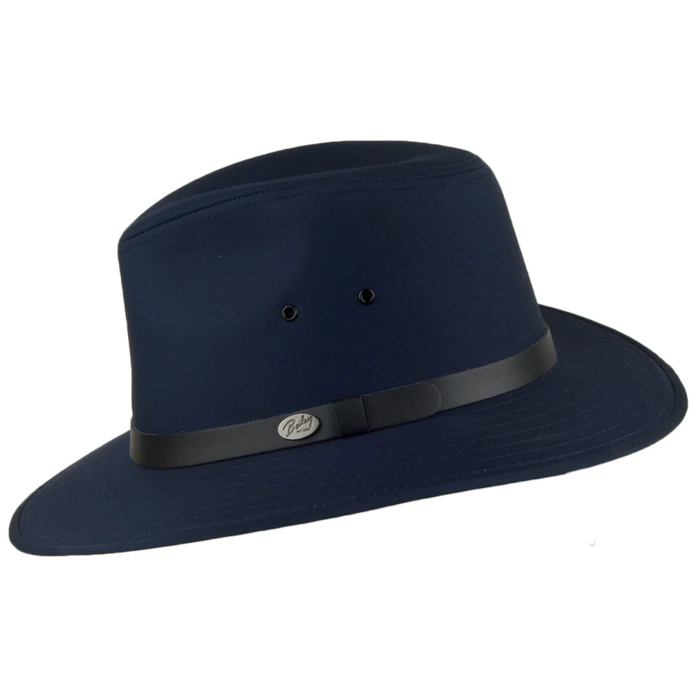 Bailey Dalton Wasserabweisender Safari Fedora Hut - Marineblau - Image 2