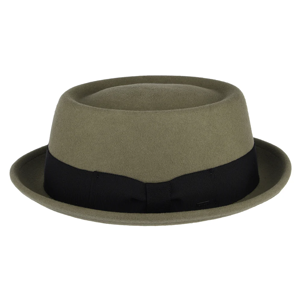 Bailey Darron Knautschbarer Wasserabweisende Pork Pie Hut aus Wollfilz - Khaki - Image 3