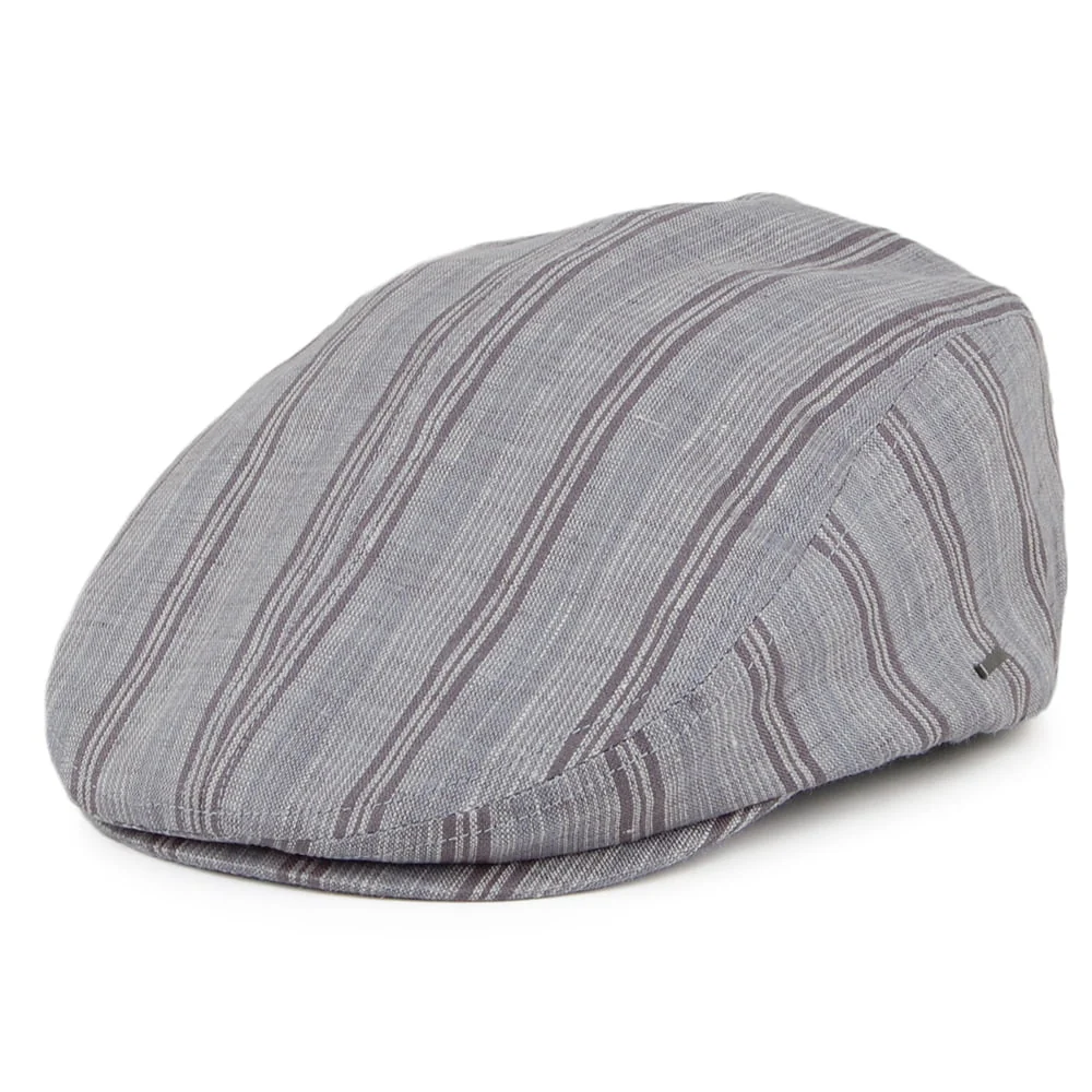 Bailey Fleet Striped Schiebermütze - Grau