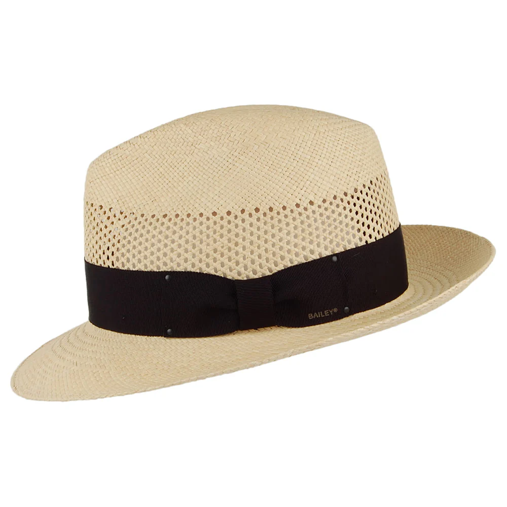 Bailey Groff Panama Fedora Hut - Natur - Image 2