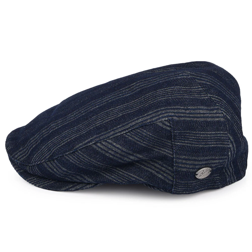 Bailey Gulick Schiebermütze gestreift aus Baumwolle - Dunkles Denim - Image 3