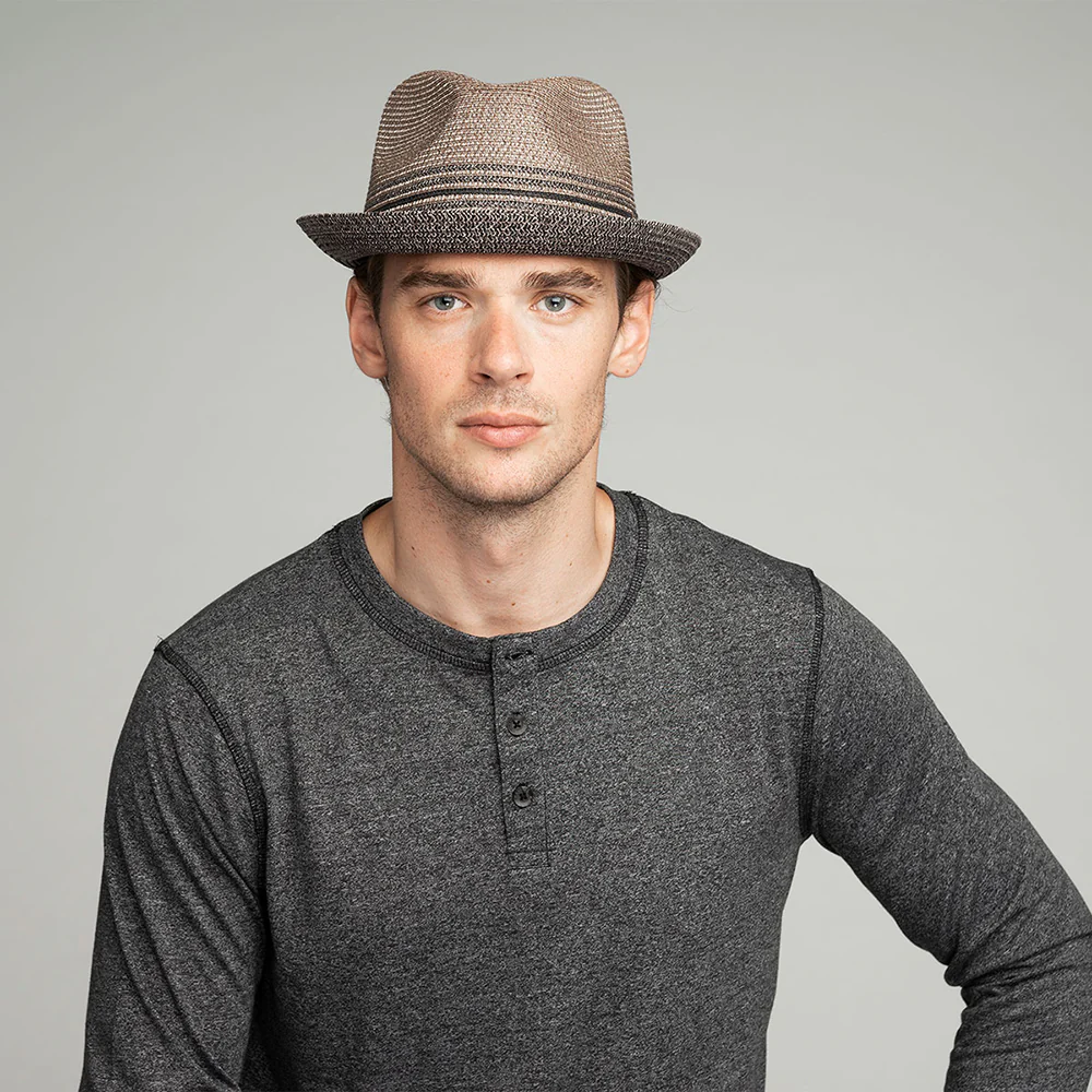 Bailey Hooper Trilby Hut aus Toyo Stroh - Anthrazit - Image 4