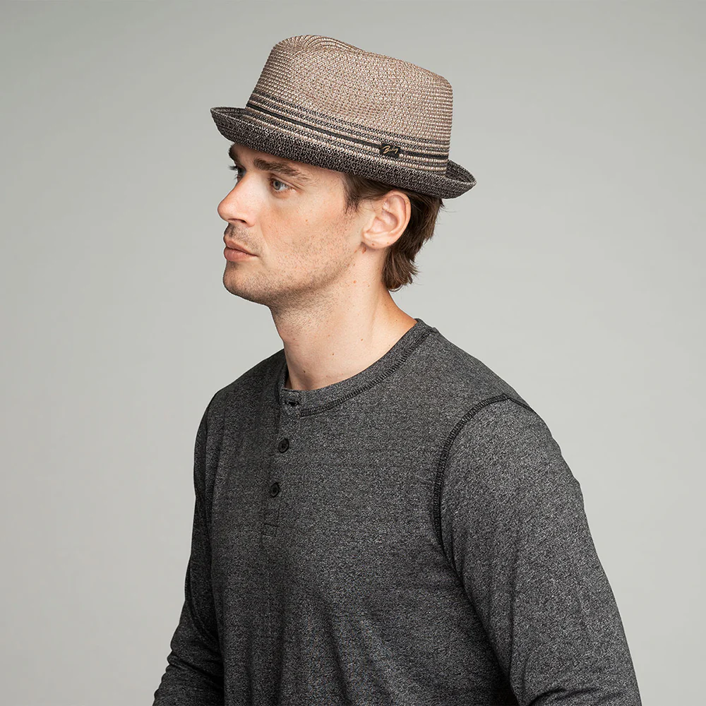 Bailey Hooper Trilby Hut aus Toyo Stroh - Anthrazit - Image 5