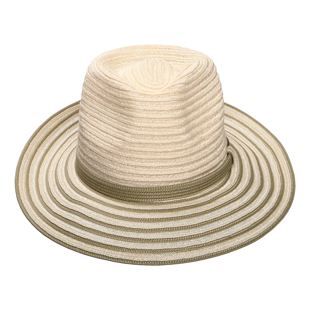 Bailey Kylen Fedora Hut Zweifarbig - Natur-Olivgrün - Image 4