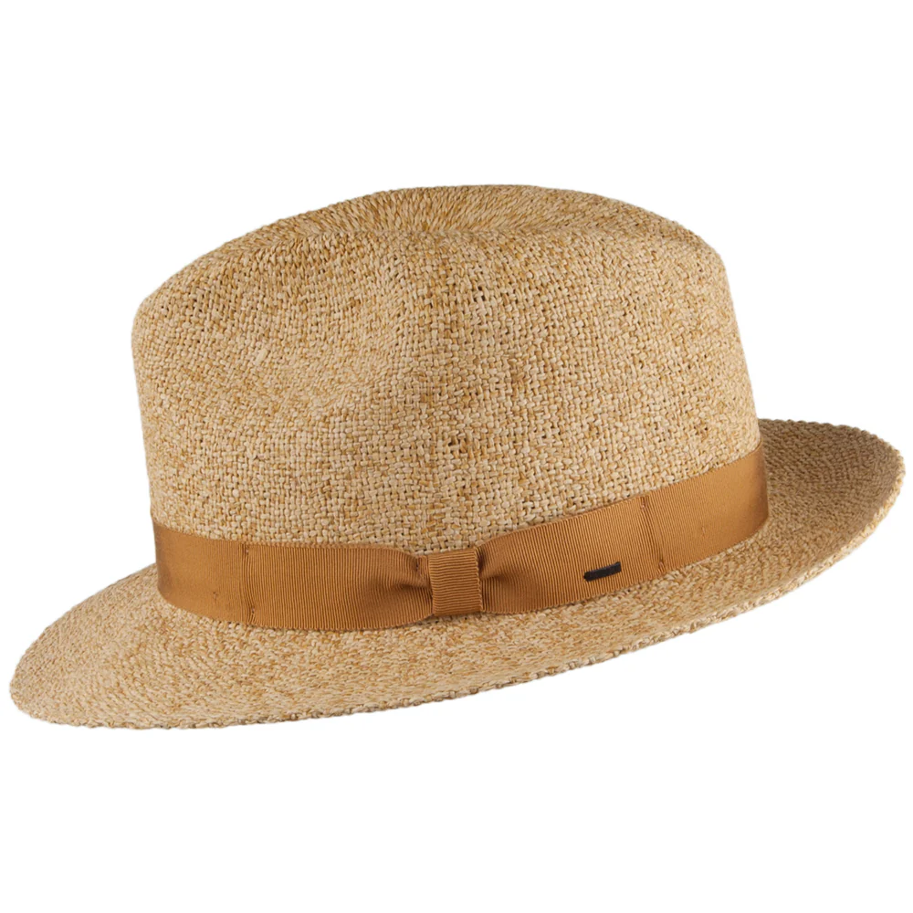 Bailey Lerman Lite Stroh Fedora Hut - Hellbraun - Image 2