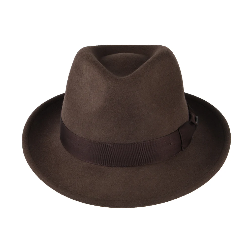 Bailey Maglor Trilby Hut aus Wollfilz - Schokolade - Image 3