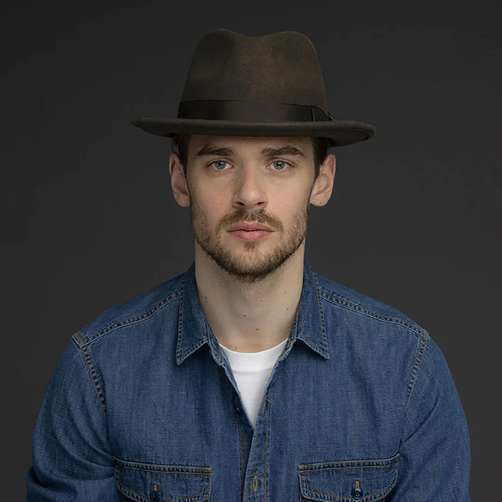 Bailey Maglor Trilby Hut aus Wollfilz - Schokolade - Image 4