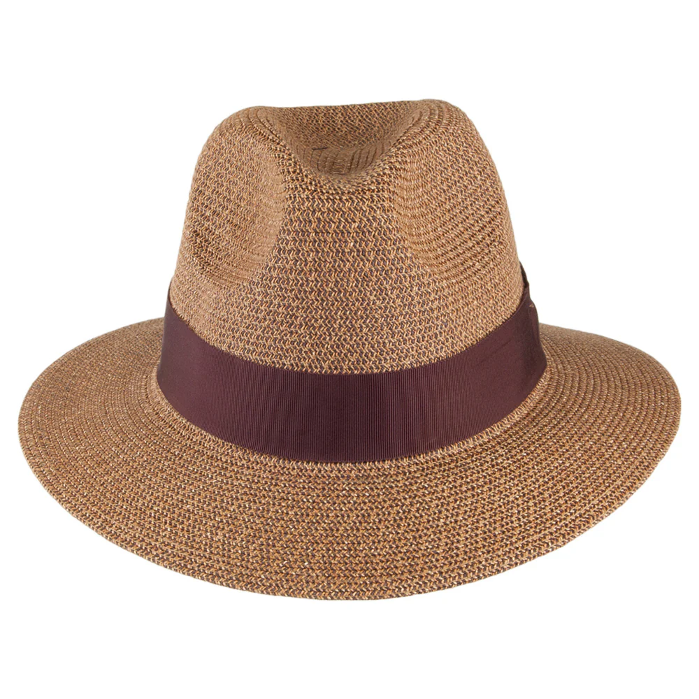 Bailey Mullan Fedora Hut aus Toyo Stroh - Kupferrot - Image 2