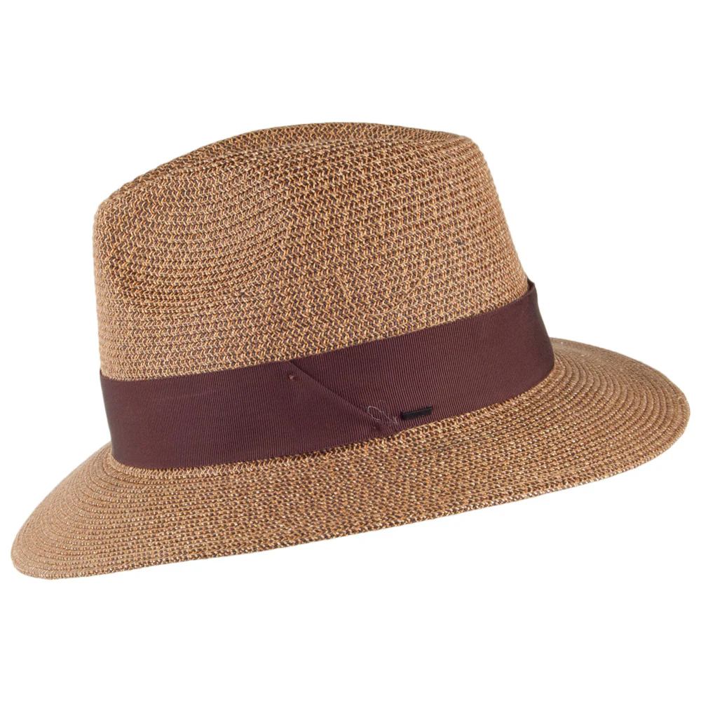Bailey Mullan Fedora Hut aus Toyo Stroh - Kupferrot - Image 3