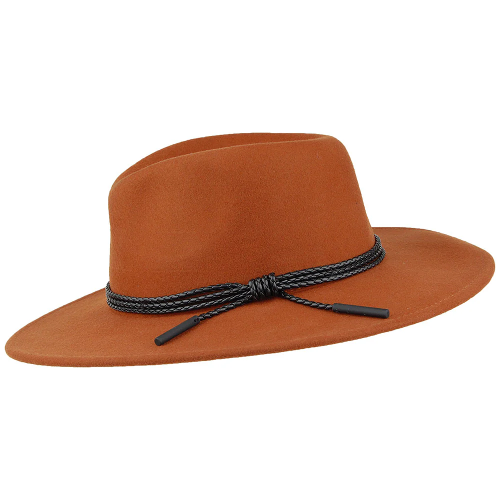 Bailey Piston Fedora Hut aus Wollfilz - Karamell - Image 2