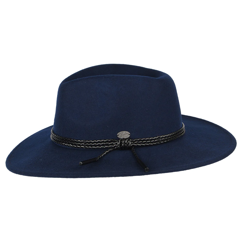 Bailey Piston Fedora Hut aus Wollfilz - Marineblau - Image 2
