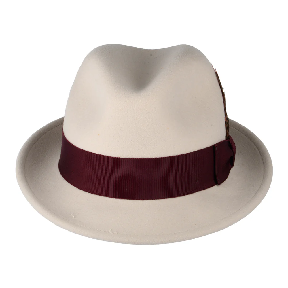 Bailey Tino II Knautschbarer Wasserabweisende Trilby Hut aus Wollfilz - Beige - Image 2