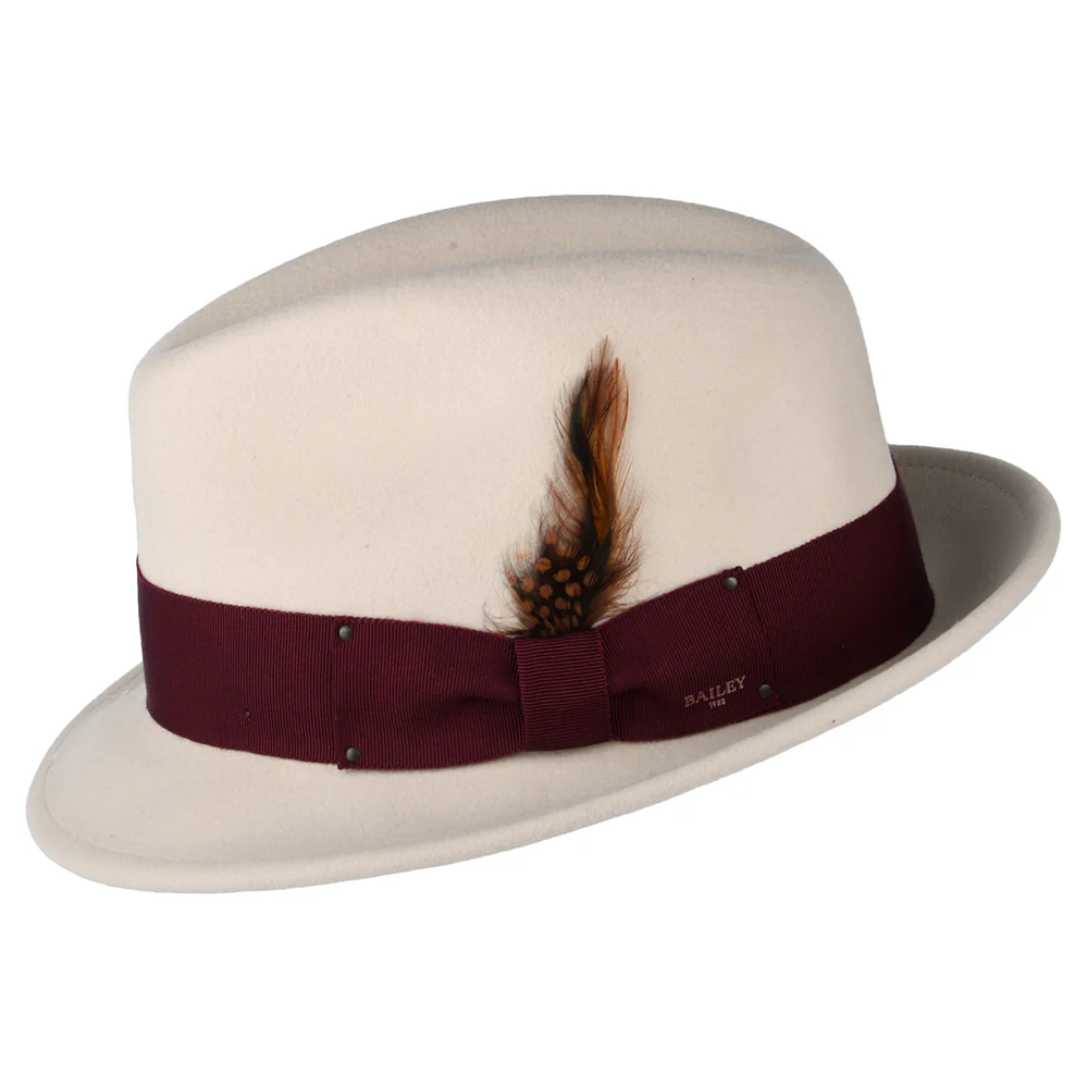 Bailey Tino II Knautschbarer Wasserabweisende Trilby Hut aus Wollfilz - Beige - Image 3