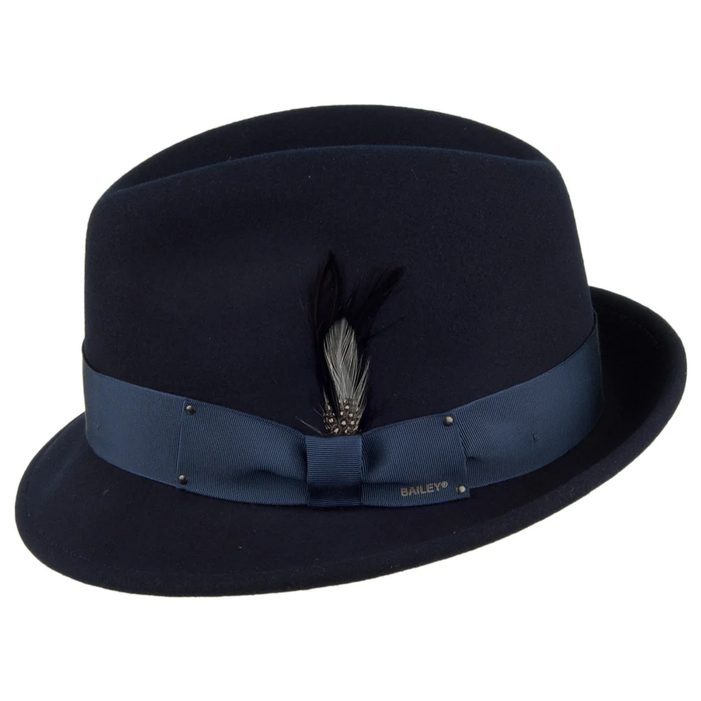 Bailey Tino II Knautschbarer Trilby Hut - Marineblau - Image 2