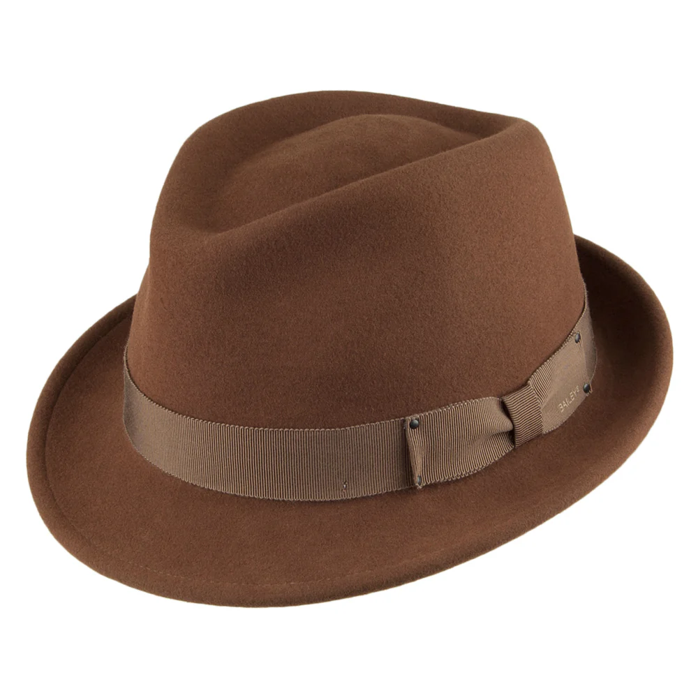 Bailey Wynn II Knautschbarer Trilby Hut - Rostrot