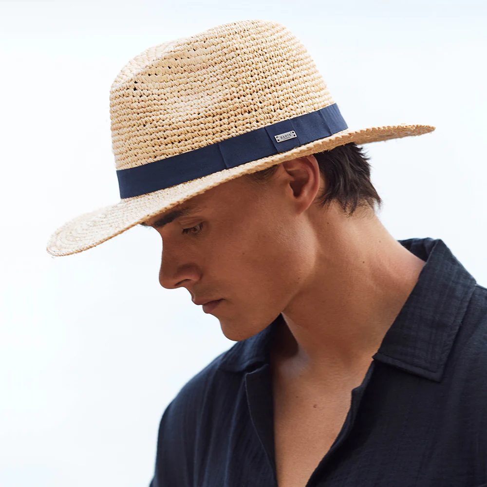 Barts Albury Gehäkelter Fedora Hut aus Raffia-Stroh - Natur - Image 2