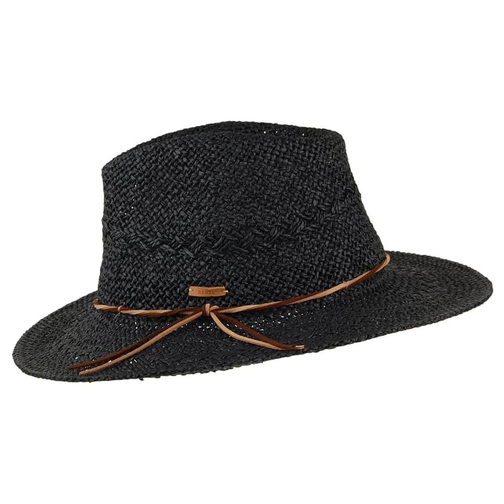 Barts Arday Sommer Fedora Hut - Schwarz - Image 2