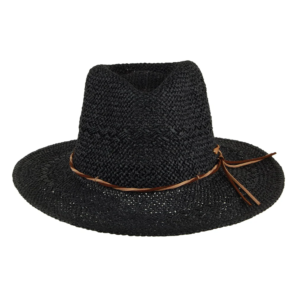 Barts Arday Sommer Fedora Hut - Schwarz - Image 3