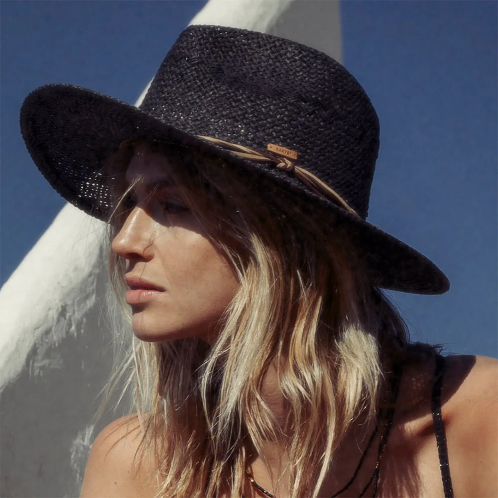 Barts Arday Sommer Fedora Hut - Schwarz - Image 4