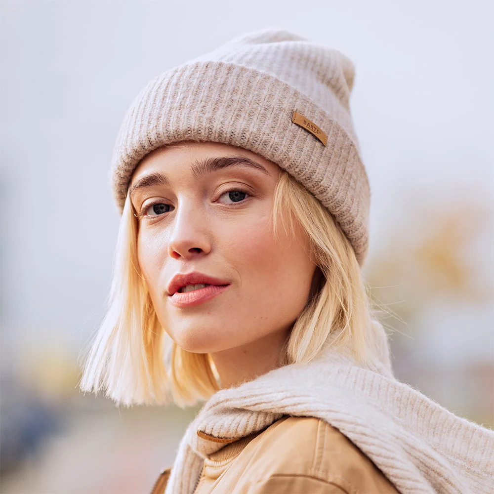 Barts Arlenas Beanie Mütze - Cremefarben-Hellbraun - Image 2