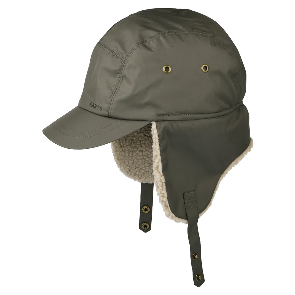 Barts Boise 5 Paneelen Cap mit Ohrenklappen - Militärgrün - Image 3