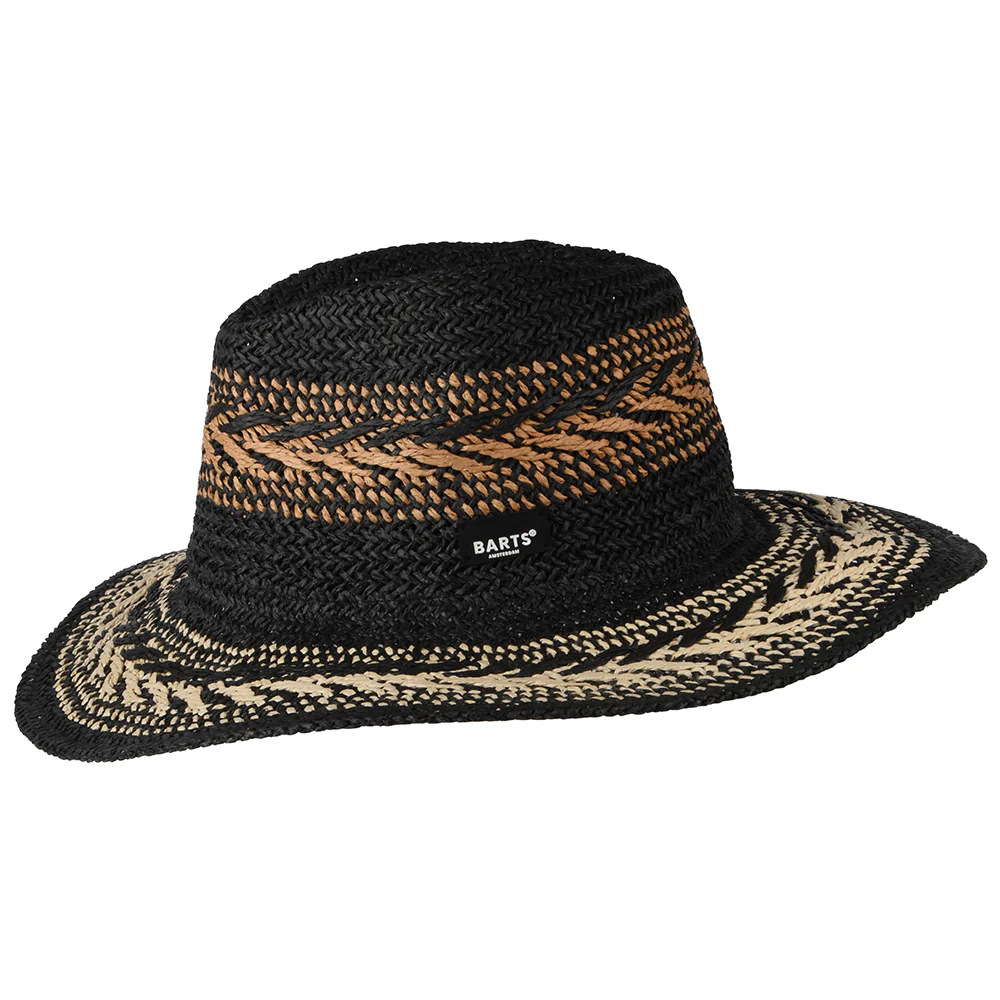 Barts Caledona Sommer Fedora Hut - Schwarz - Image 2