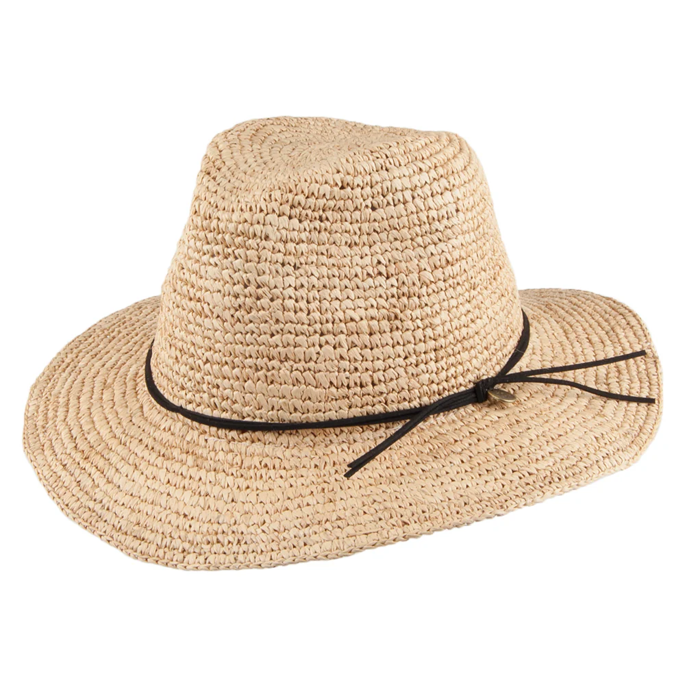 Barts Celery Fedora Hut aus Stroh - Natur