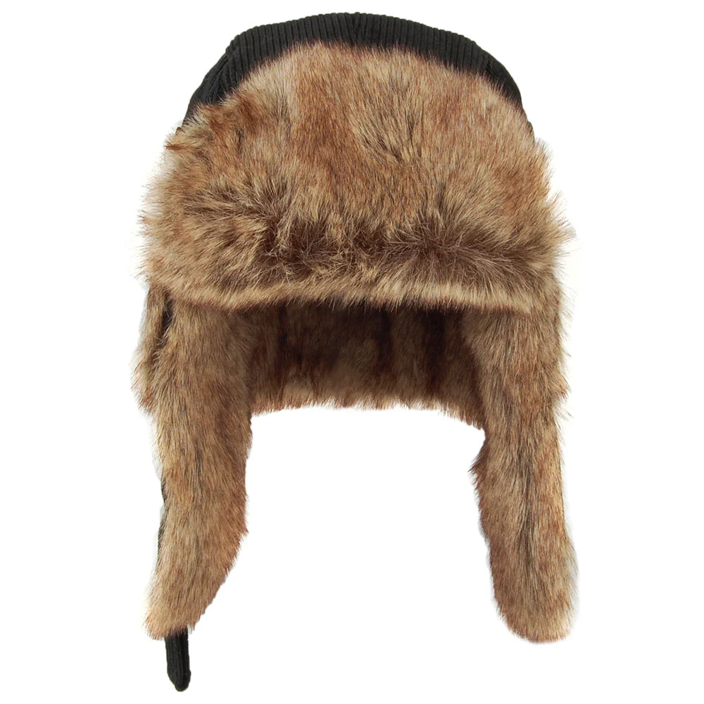 Barts Corduroy Rib Bomber Fliegermütze aus Kunstfell - Schwarz - Image 3