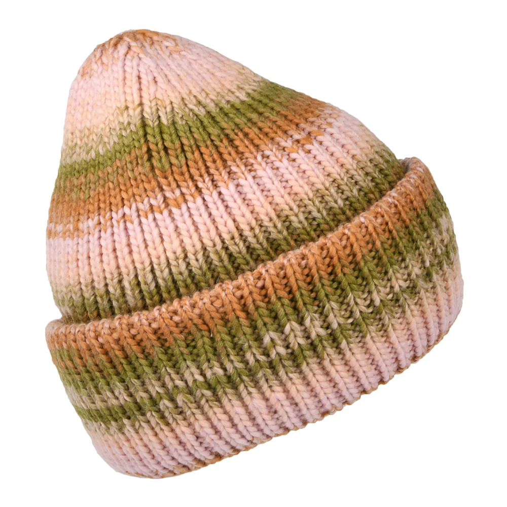 Barts Elanor Beanie Mütze Space-Dyed - Militärgrün-Rosa - Image 2