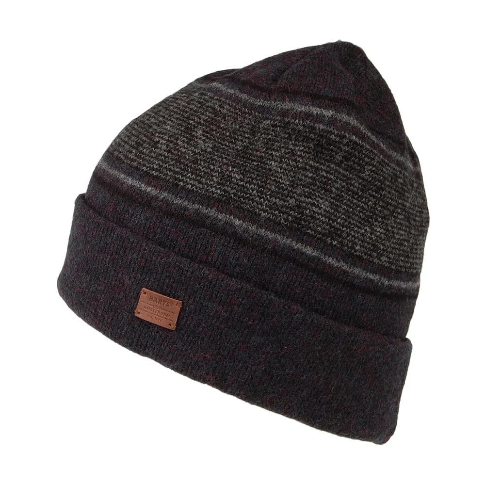 Barts Erish Luxus Beanie Mütze - Marineblau
