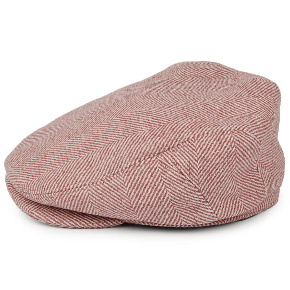 Barts Ixia Schiebermütze mit Fischgrätmuster - Pink-Weiß - Image 3