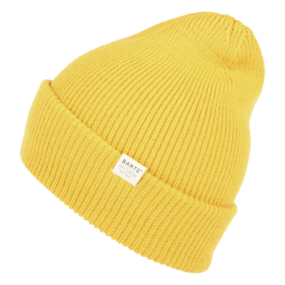 Barts Kinabalu Beanie Mütze aus Acryl - Gelb