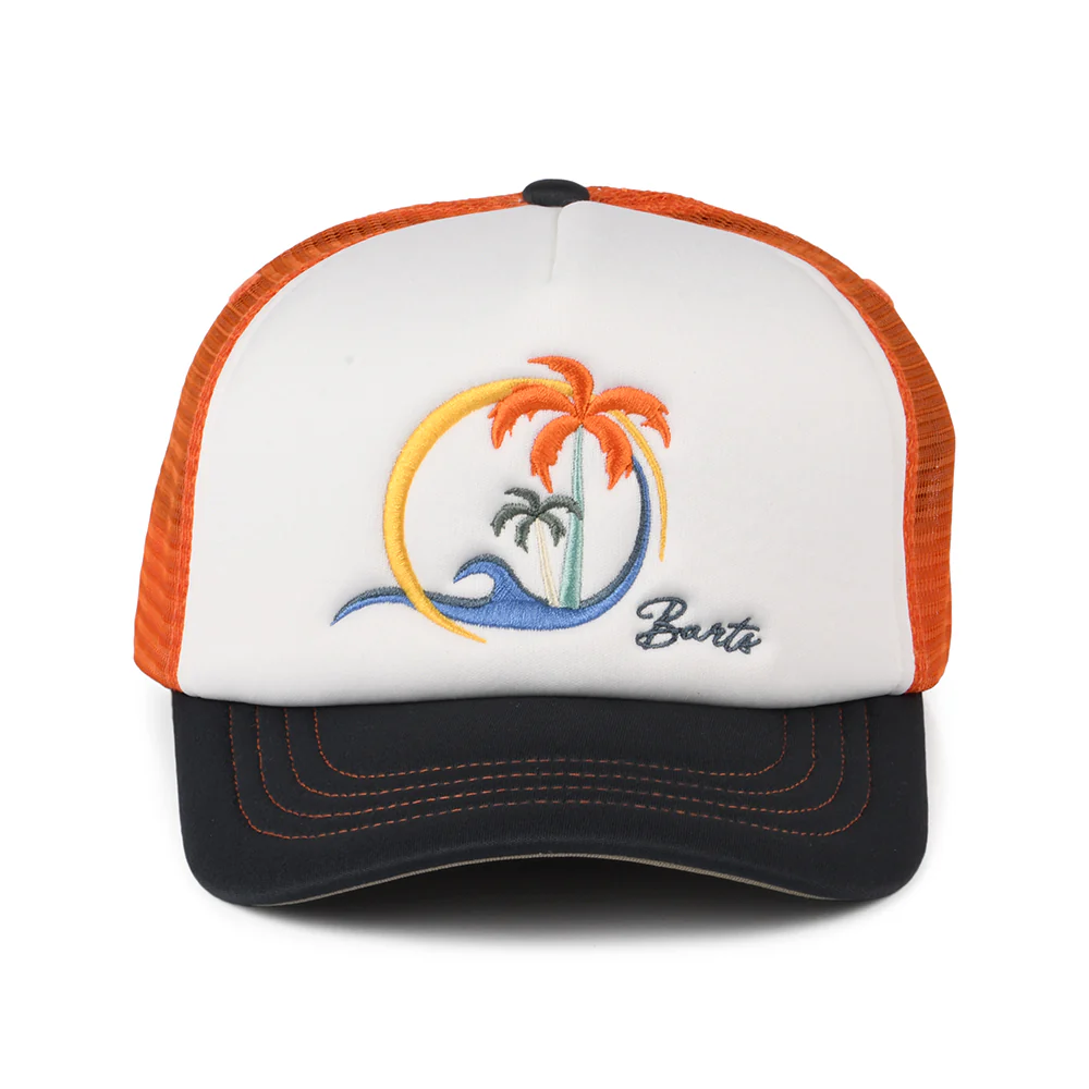 Barts Kinder Surfie Trucker Cap - Weiß-Orange - Image 2