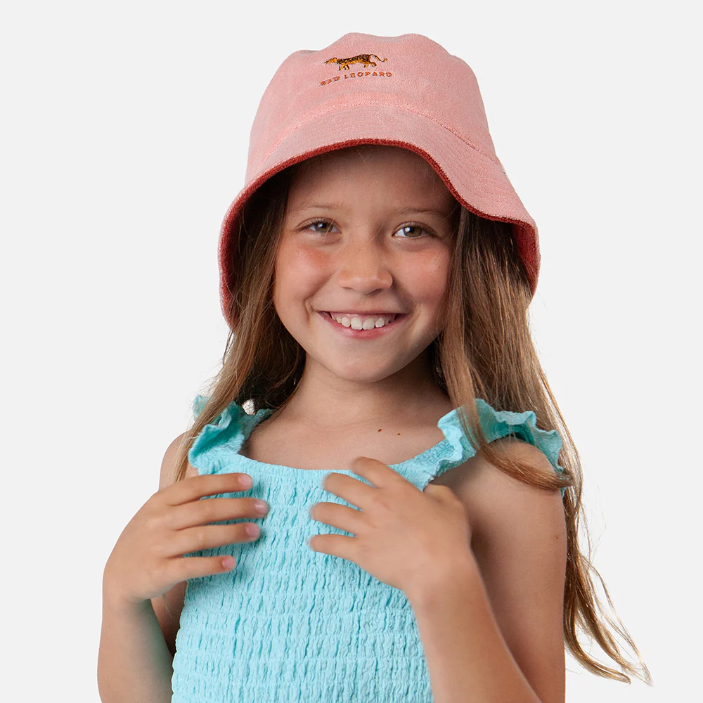 Barts Kinder Tolom Frottee Fischerhut - Rosa - Image 2